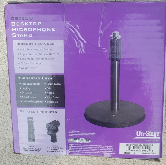 Desktop Microphone Stand NEW - Picture 6 of 6